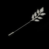 Gold/Black Leaf Pin Broche Mymaebell.com 6