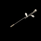 Gold/Black Leaf Pin Broche Mymaebell.com 2