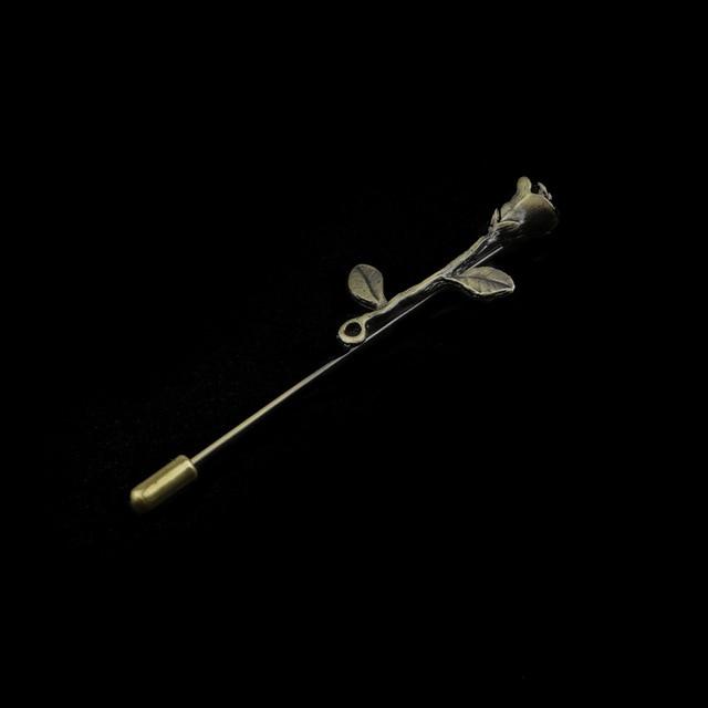 Gold/Black Leaf Pin Broche Mymaebell.com 1