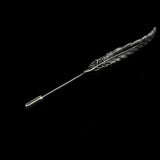 Gold/Black Leaf Pin Broche Mymaebell.com 14