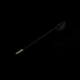 Gold/Black Leaf Pin Broche Mymaebell.com 19