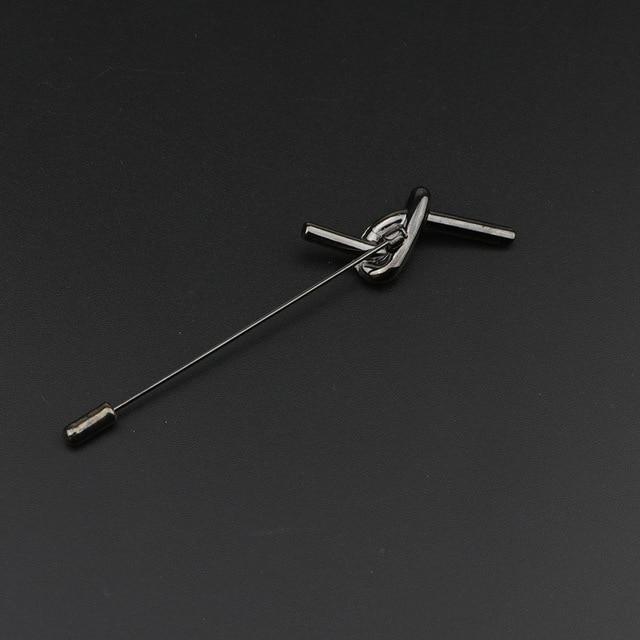 Golden Anchor Flower Brooch Breastpin Pin Men's Broche Mymaebell.com 10