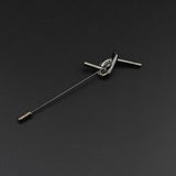 Golden Anchor Flower Brooch Breastpin Pin Men's Broche Mymaebell.com 10