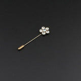 Golden Anchor Flower Brooch Breastpin Pin Men's Broche Mymaebell.com 8