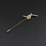 Golden Anchor Flower Brooch Breastpin Pin Men's Broche Mymaebell.com 11