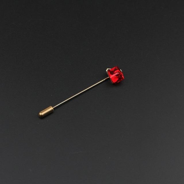 Golden Anchor Flower Brooch Breastpin Pin Men's Broche Mymaebell.com 5