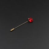 Golden Anchor Flower Brooch Breastpin Pin Men's Broche Mymaebell.com 5