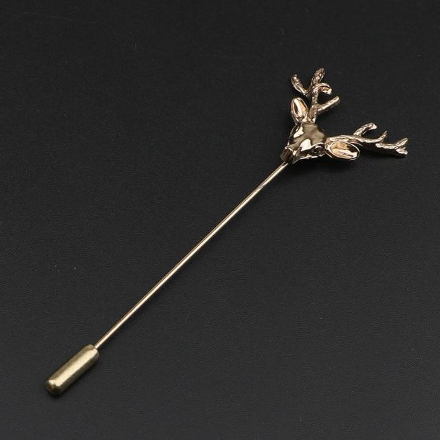 Leaf Rabbit Deer Pin Suit Shawl Lapel Pins Broche Mymaebell.com 17