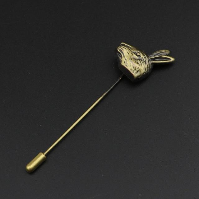 Leaf Rabbit Deer Pin Suit Shawl Lapel Pins Broche Mymaebell.com 4