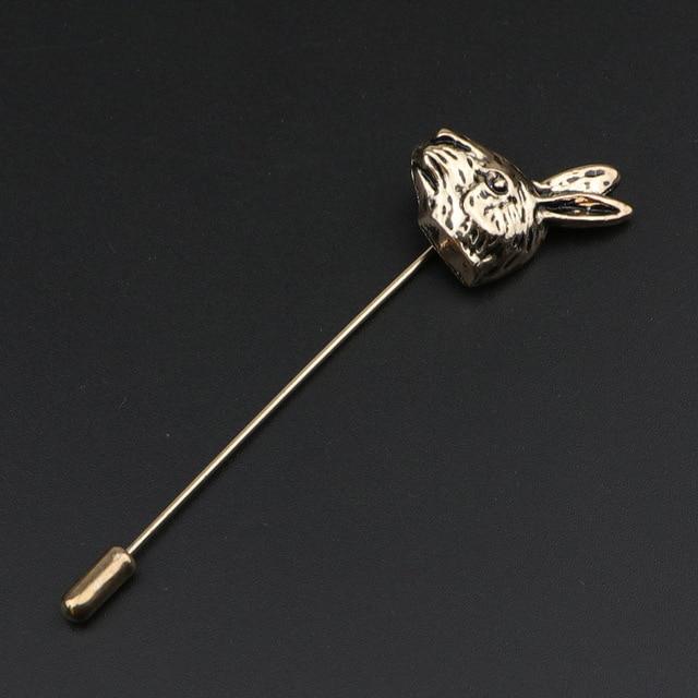 Leaf Rabbit Deer Pin Suit Shawl Lapel Pins Broche Mymaebell.com 14