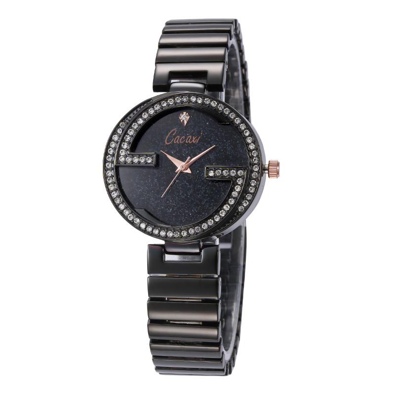 Luxury Rose Gold Women Watches watch Mymaebell.com Black