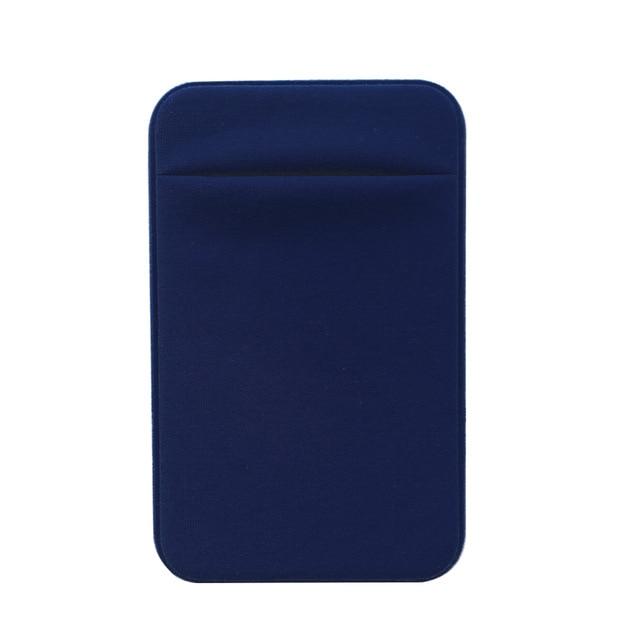 Mini Pocket Credit Card Holder iphone case Mymaebell.com Dark Blue