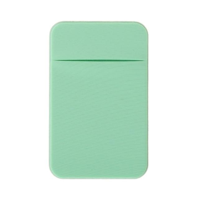 Mobile Phone Credit Card Wallet Holder iphone case Mymaebell.com light green