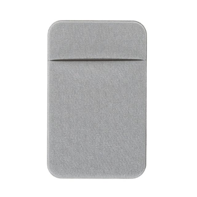 Mobile Phone Credit Card Wallet Holder iphone case Mymaebell.com gray