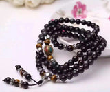 Obsidian couple beads bracelet Beads Mymaebell.com Black 8mm