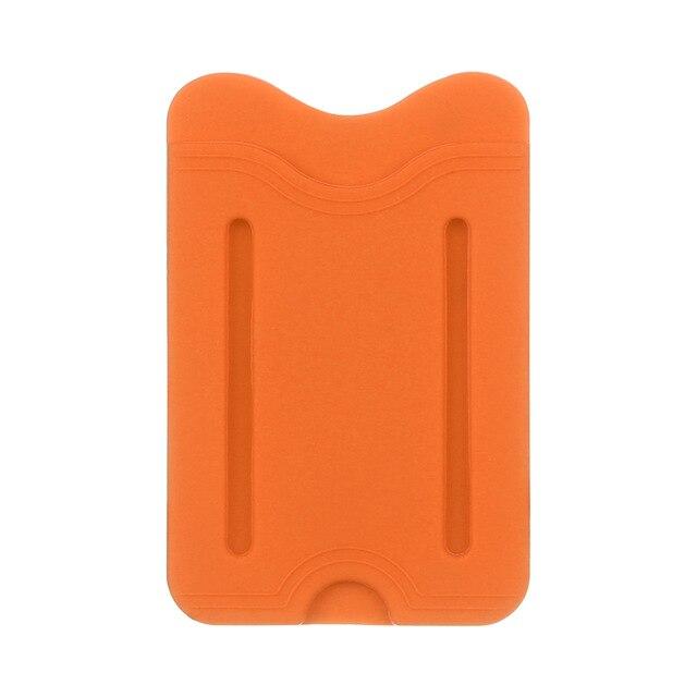 Phone Card Holder iphone case Mymaebell.com B-Orange