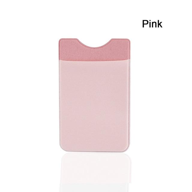 Phone Wallet Card Holder iphone case Mymaebell.com pink