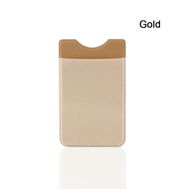 Phone Wallet Card Holder iphone case Mymaebell.com gold