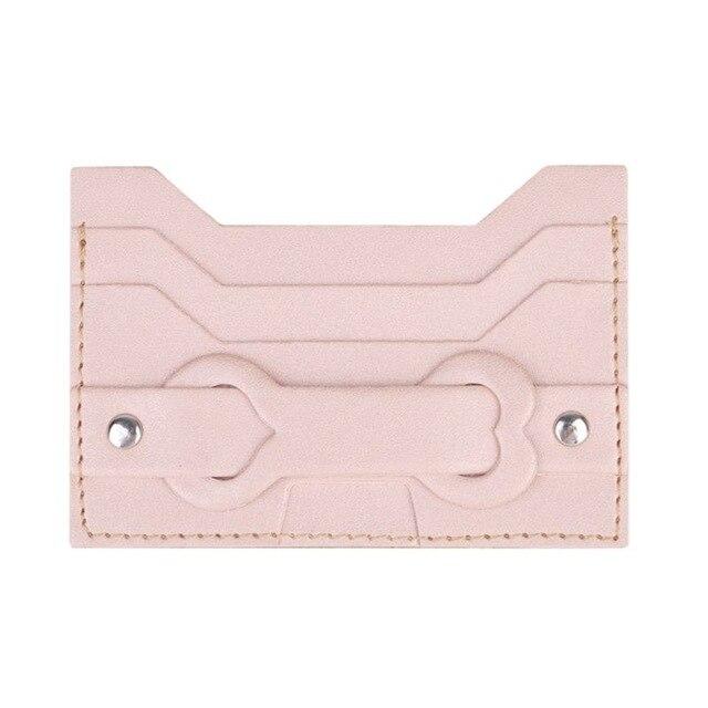 Phone Wallet Card Holder - Pocket Bracket iphone case Mymaebell.com Pink