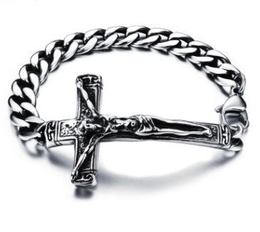 Premium Titanium Crucifix Bracelet bracelet Mymaebell.com Premium Titanium Crucifix Bracelet