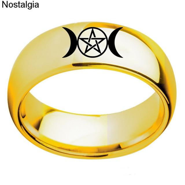 Goddess Moon Ring Mymaebell.com 6 Style 1 Gold