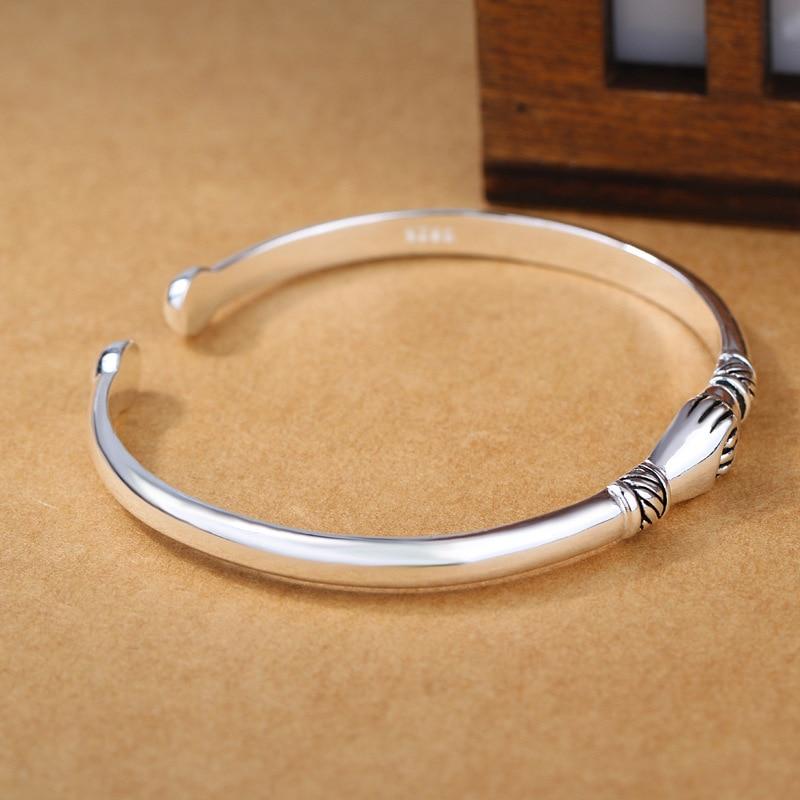 Vintage Silver Bangle Mymaebell.com