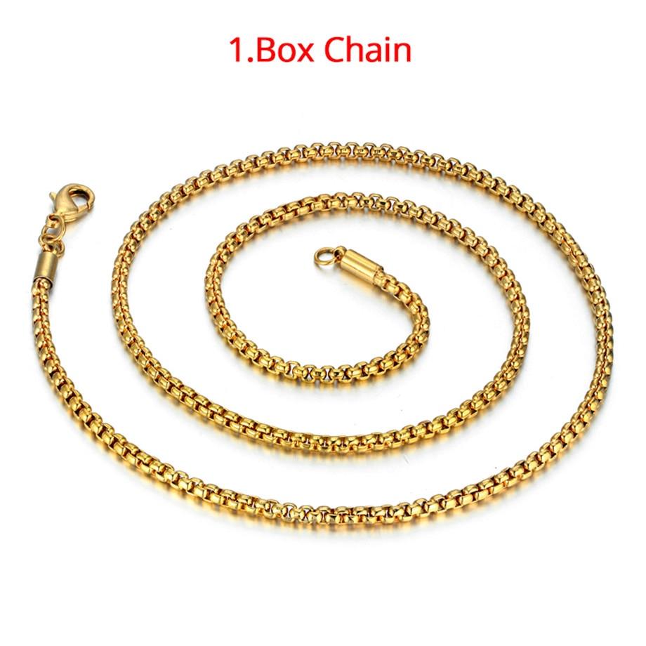 Stainless Steel Gold Chains For Men and Women Mymaebell.com