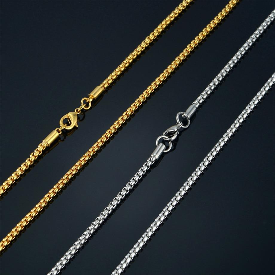 Stainless Steel Gold Chains For Men and Women Mymaebell.com