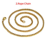 Stainless Steel Gold Chains For Men and Women Mymaebell.com