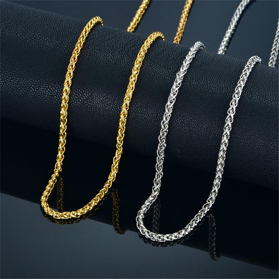 Stainless Steel Gold Chains For Men and Women Mymaebell.com
