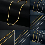 Stainless Steel Gold Chains For Men and Women Mymaebell.com