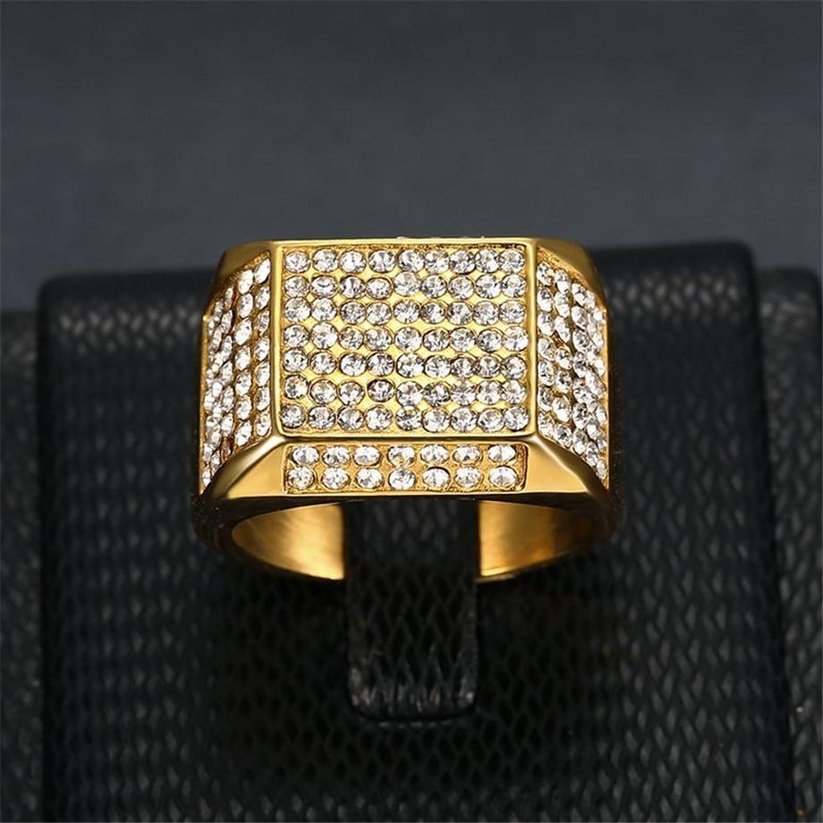 Hip Hop Gold Ring Mymaebell.com
