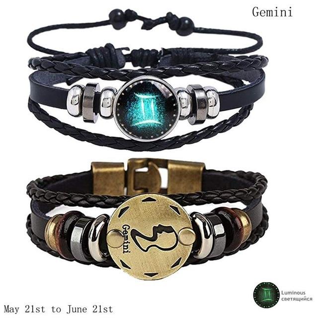 Zodiac Braided Bangle Mymaebell.com Gemini