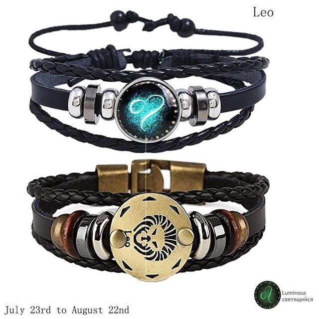 Zodiac Braided Bangle Mymaebell.com Leo