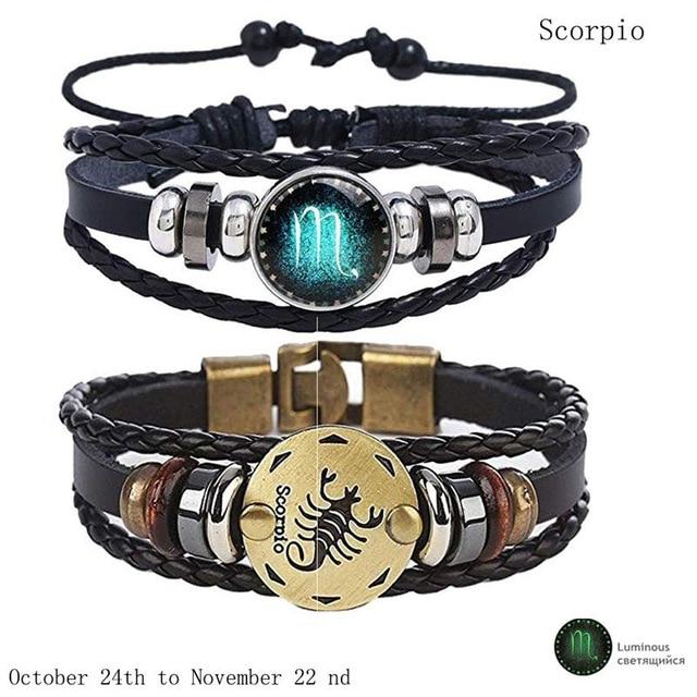 Zodiac Braided Bangle Mymaebell.com Scorpio