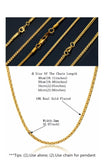 Stainless Steel Gold Chains For Men and Women Mymaebell.com