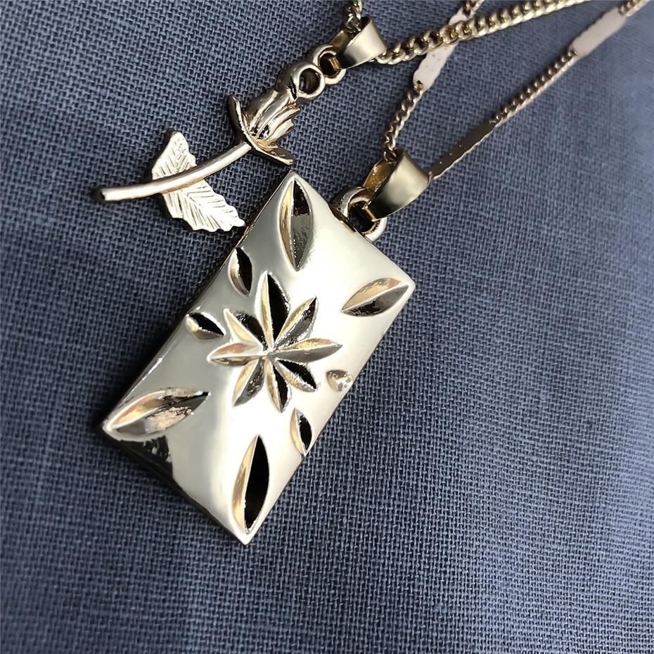 Layered Rose Cross Pendant Mymaebell.com