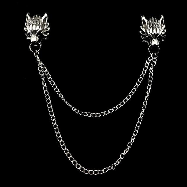 Brooch Dragon Badge Retro Pins Wedding Dress Party Dance Broche Mymaebell.com 2