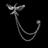 Brooch Dragon Badge Retro Pins Wedding Dress Party Dance Broche Mymaebell.com 12