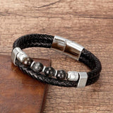 Natural Stone Beads Mymaebell.com Silver-Blue Tige eye 23cm