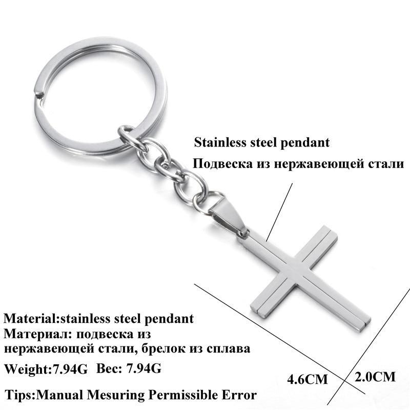 Simple Cross Keychain Mymaebell.com