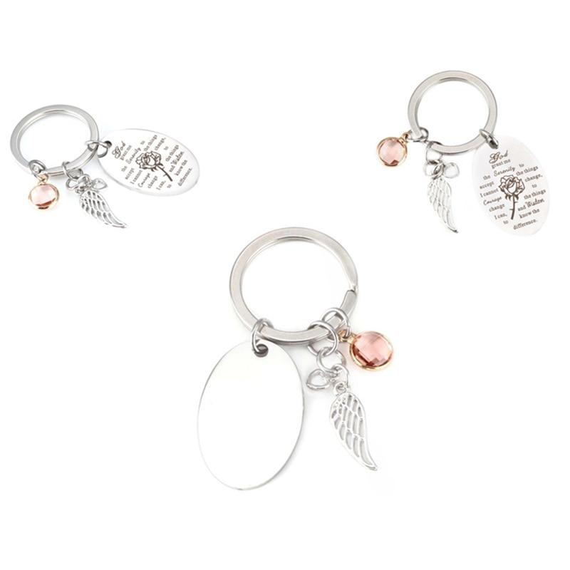 Rhinestone Wings Keychain Mymaebell.com
