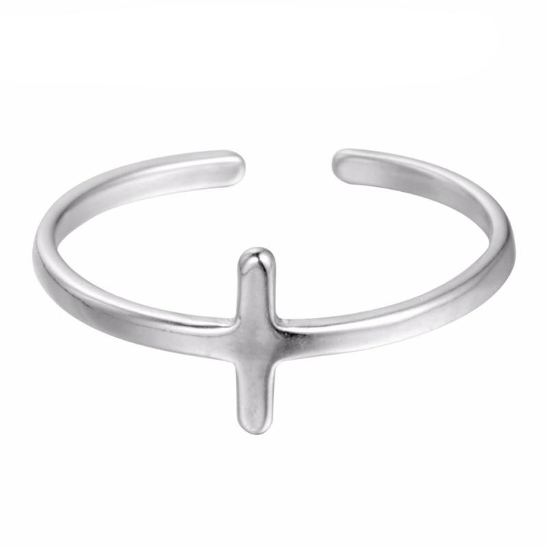 Silver Cross Ring Mymaebell.com
