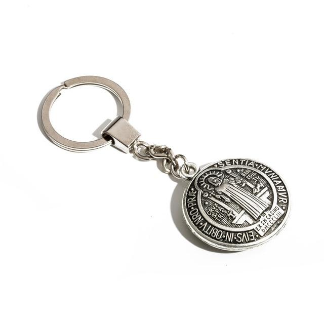 Trendy Crucifix Keychain Mymaebell.com Silver 1