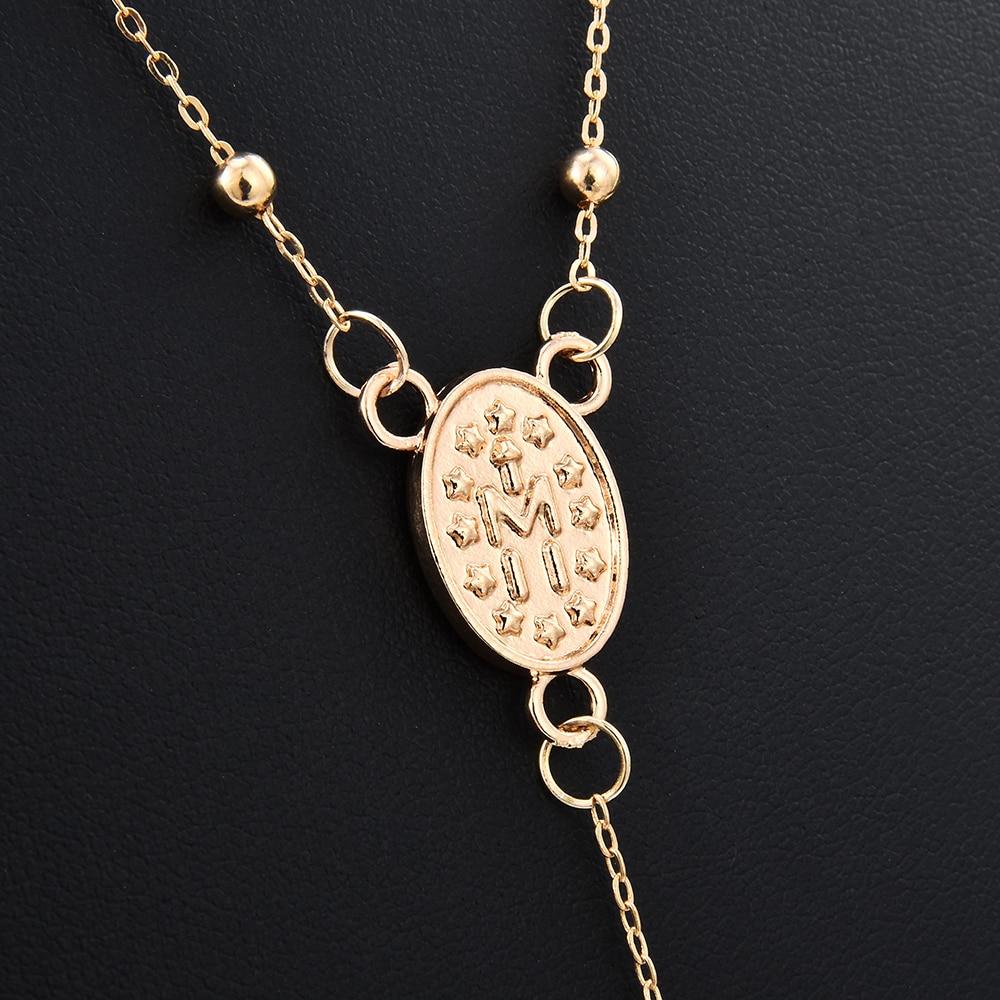 Rosary Bead Necklace Mymaebell.com