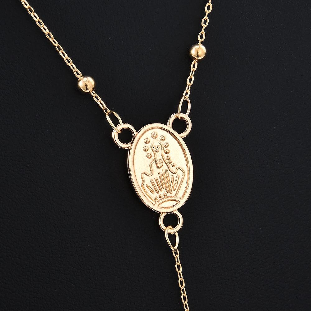 Rosary Bead Necklace Mymaebell.com