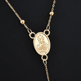 Rosary Bead Necklace Mymaebell.com