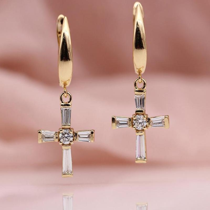 Fashion Cross Earrings Mymaebell.com