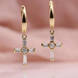 Fashion Cross Earrings Mymaebell.com