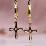 Fashion Cross Earrings Mymaebell.com